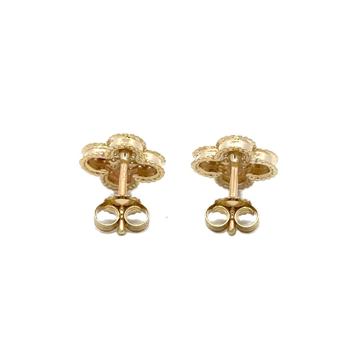 Clover Earrings - 14k Yellow Gold 0.33ctw #11945