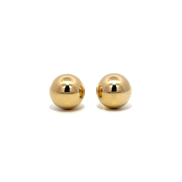 Ball Stud Earrings - 14k Yellow Gold