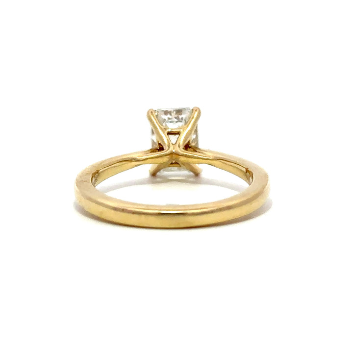 Solitaire Ring (Emerald) - 14k Yellow Gold 1.52ct #12126