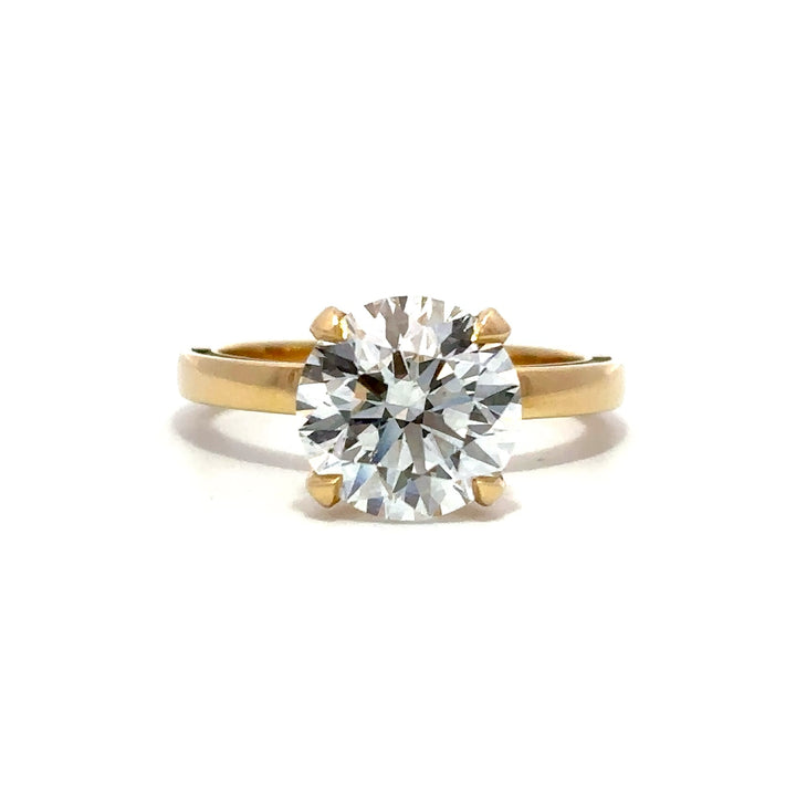 Statement Collection (Round) - 14k Yellow Gold 3.41ct #12247