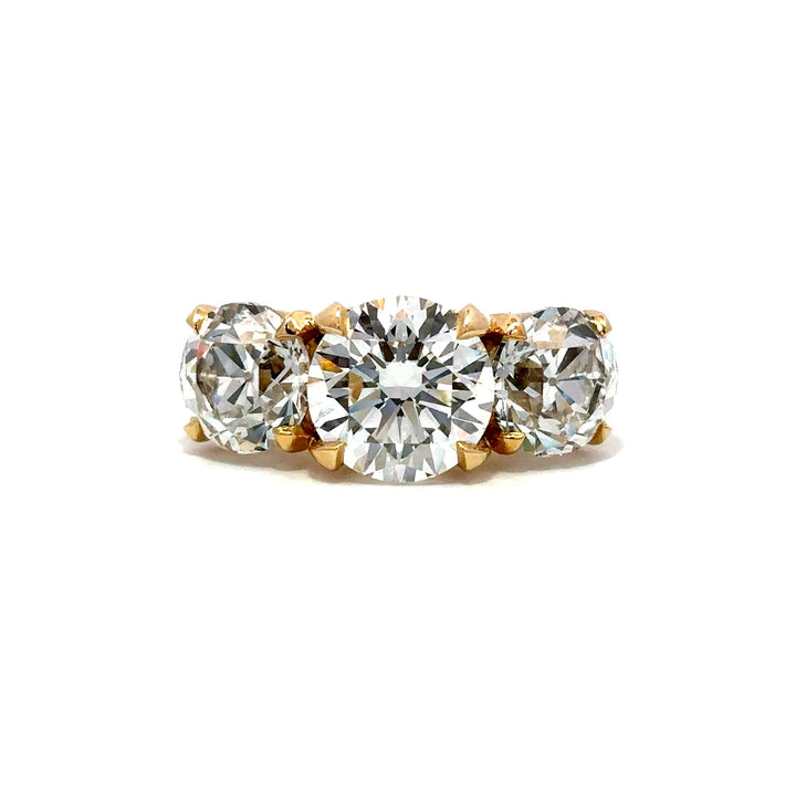 Statement Collection (Round) - 14k Yellow Gold 3.32ct #12255