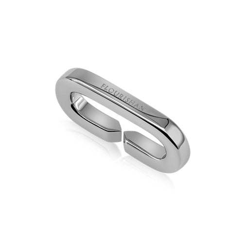 Flourishan Large Individual Loop - 14k Gold Vermeil