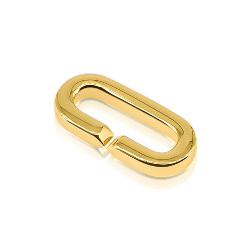 Flourishan Large Individual Loop - 14k Gold Vermeil