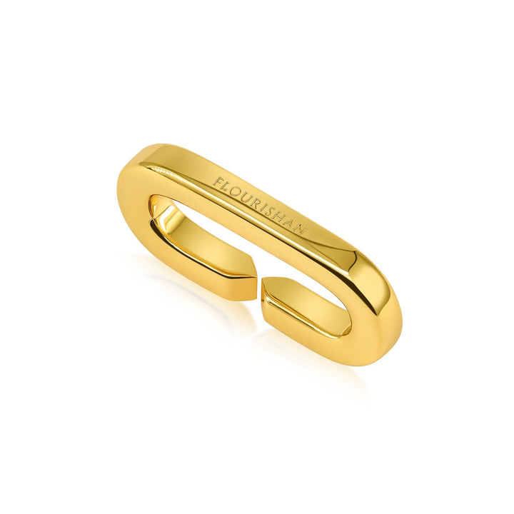 Flourishan Large Individual Loop - Stainless Steel (Yellow) #13159