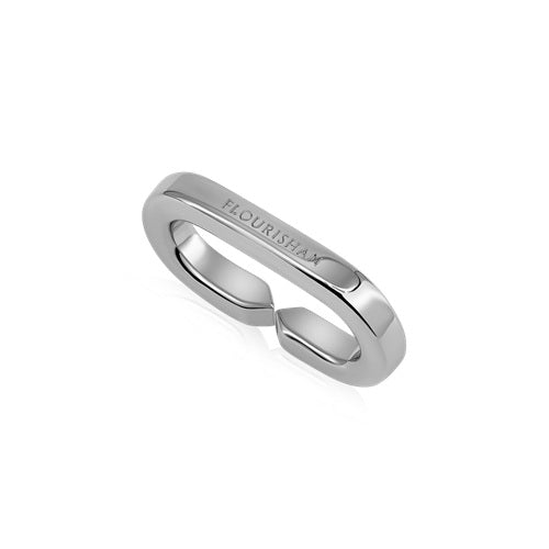 Flourishan Petite Individual Loop - Stainless Steel (White) #13155
