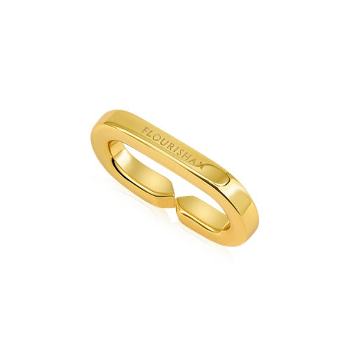 Flourishan Petite Individual Loop - 14k Gold Vermeil