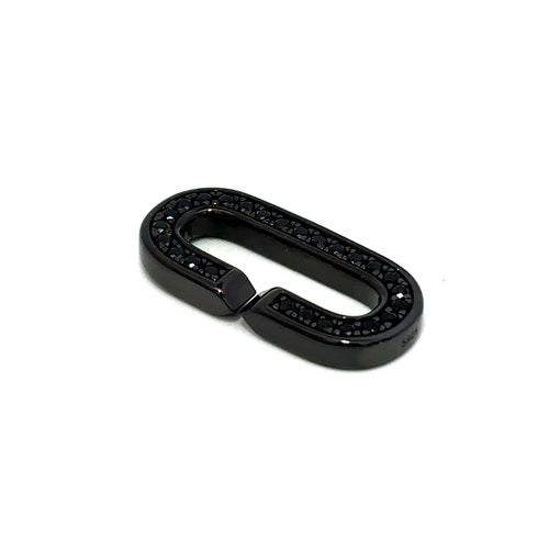Flourishan Large Individual Pave Loop - 14k Gold Vermeil