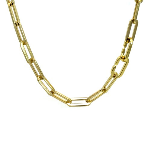 Flourishan Loop Necklace - 14k Gold Vermeil