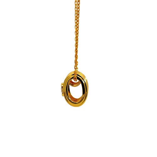 Flourishan "Heart World" Necklace - 14k Gold Vermeil