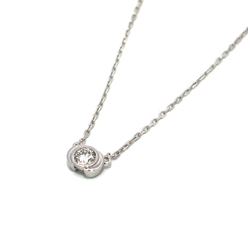 Flourishan "Glimmering Guardian" Bezel Necklace - 14k Gold Vermeil