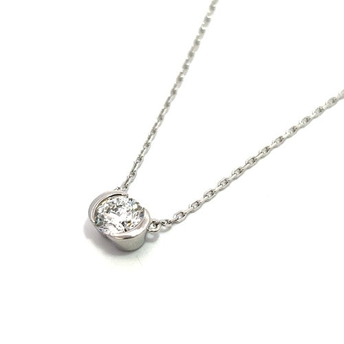 Flourishan "Embrace" Half Bezel Necklace - 14k Gold Vermeil
