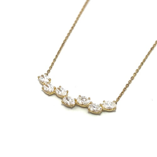 Flourishan "My Life's Symphony" Bar Necklace - 14k Yellow Gold Vermeil #12336