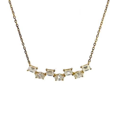 Flourishan "My Life's Symphony" Bar Necklace - 14k Yellow Gold Vermeil #12337