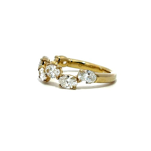 Flourishan "My Life's Symphony" Ring - 14k Yellow Gold Vermeil #12341