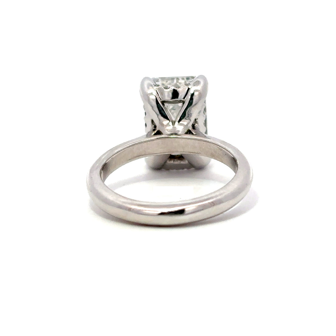 Statement Collection (Emerald) - 14k White Gold 5.48ct #12793
