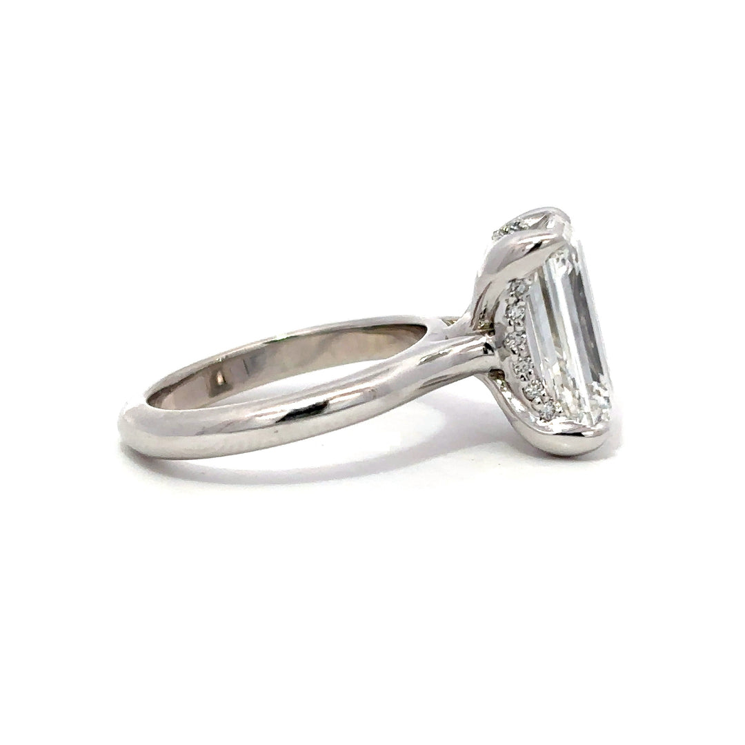 Statement Collection (Emerald) - 14k White Gold 5.48ct #12793