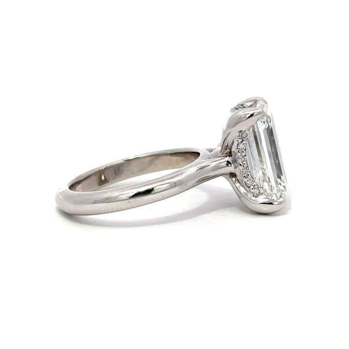 Statement Collection (Emerald) - 14k White Gold 5.48ct #12793
