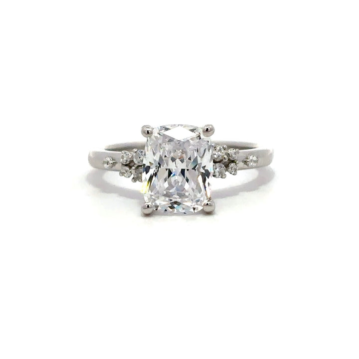 Pave Ring - Floral Band Setting #12865