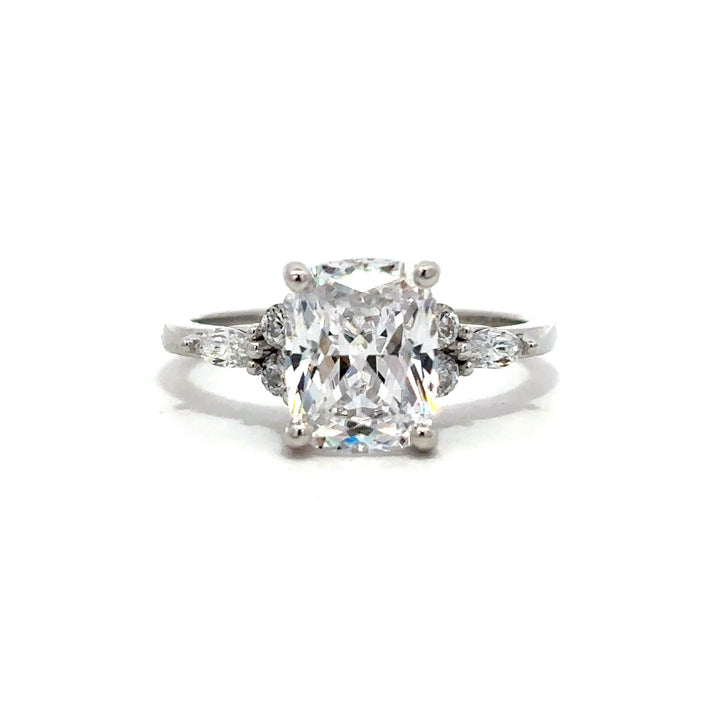 Pave Ring - Floral Band Setting #12867