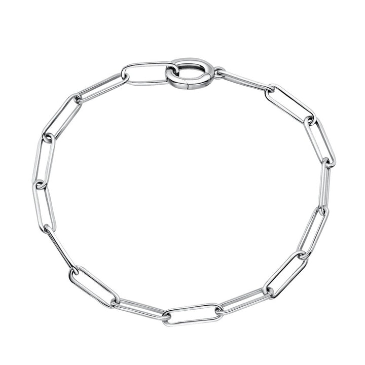 Flourishan Link Bracelet - Sterling Silver #12875