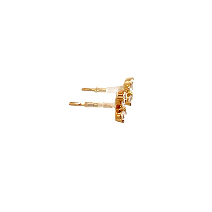 Flourishan Flower Earrings - 18k Yellow Gold #12897