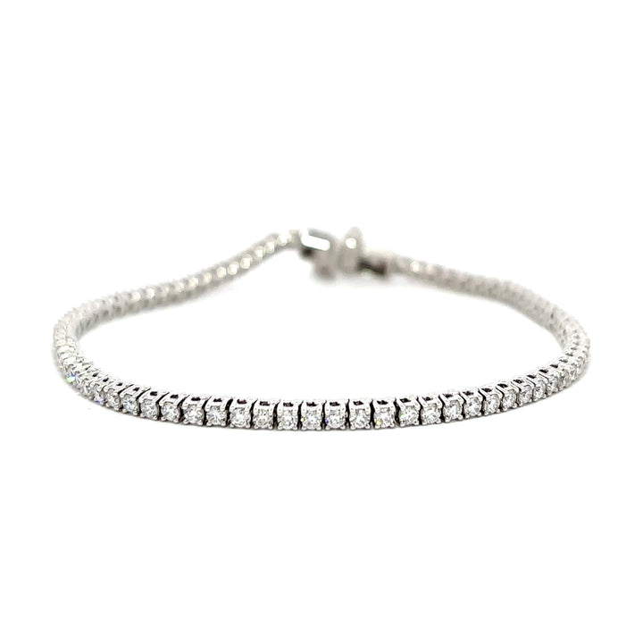 Tennis Bracelet - 14k White Gold 2.00ct #12962