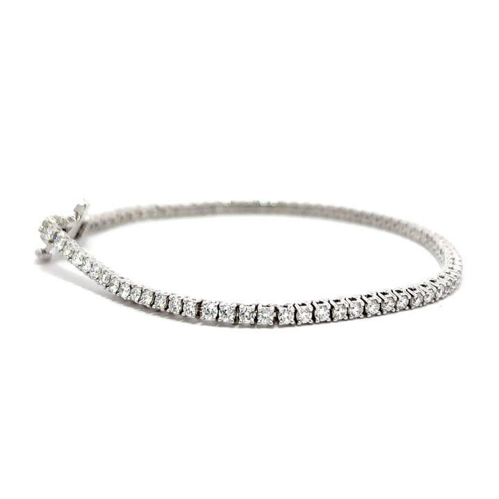 Tennis Bracelet - 14k White Gold 2.00ct #12962