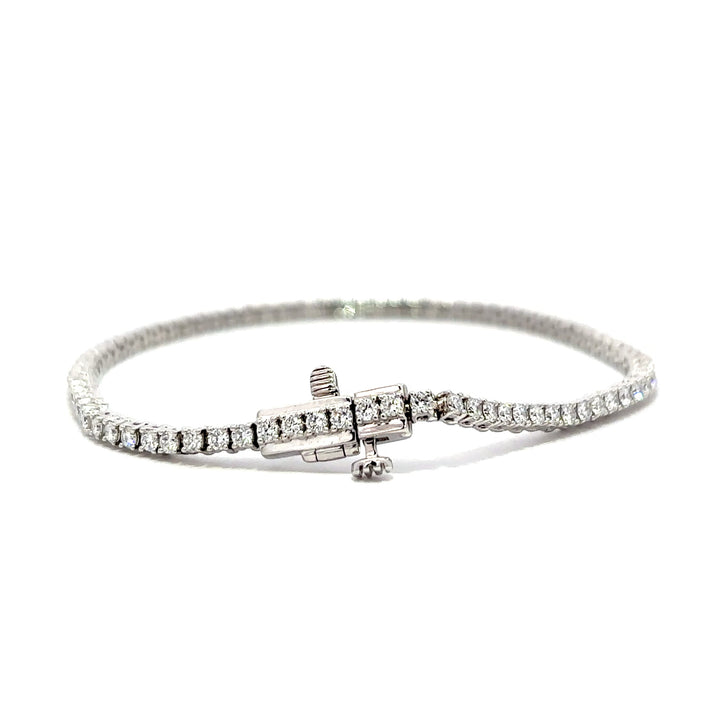 Tennis Bracelet - 14k White Gold 2.00ct #12962