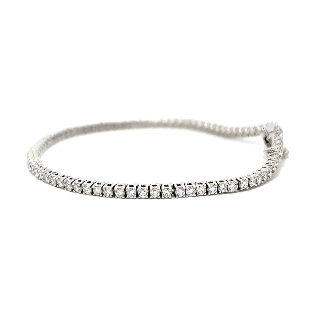 Tennis Bracelet - 14k White Gold 2.00ct #12962