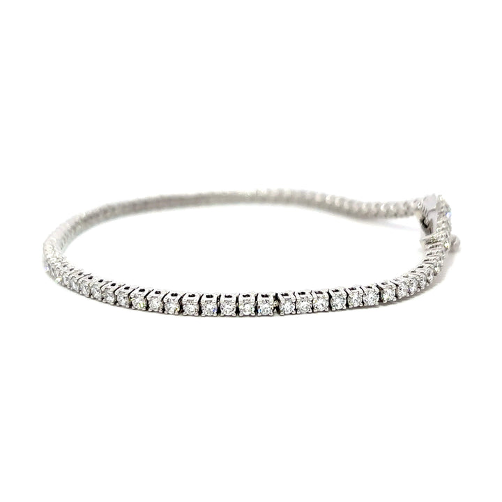 Tennis Bracelet - 14k White Gold 2.00ct #12962