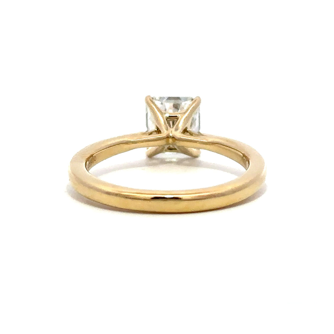 Solitaire Ring (Radiant) - 14k Yellow Gold 1.57ct #13114