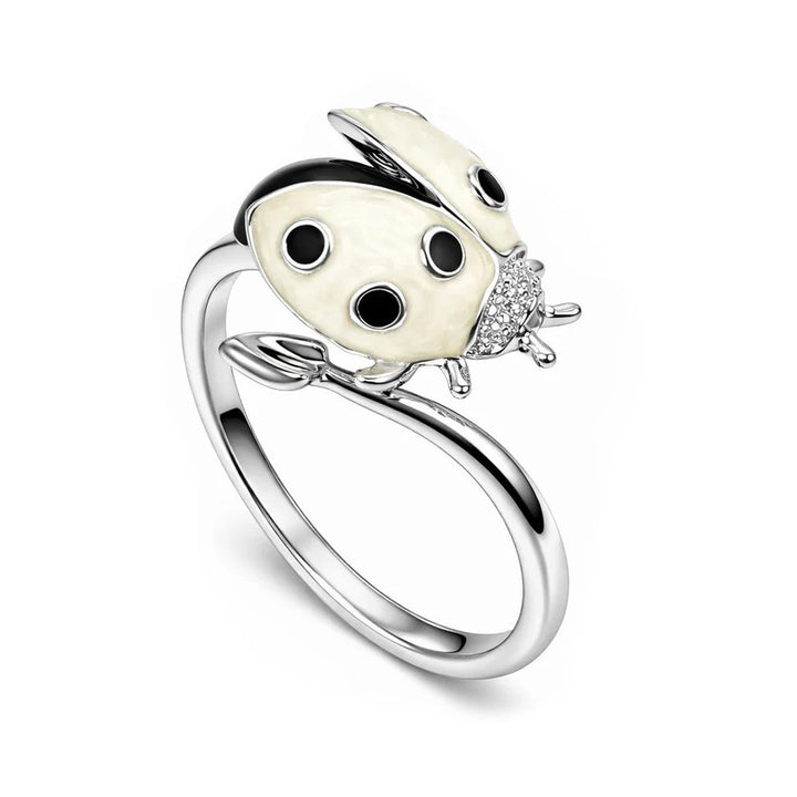 Flourishan "Whispering Garden" Ring - 14k White Gold Vermeil #13137