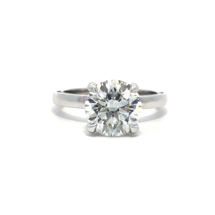 Statement Collection (Round) - 14k White Gold 3.22ct #13239