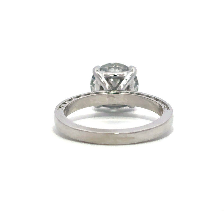 Statement Collection (Round) - 14k White Gold 3.22ct #13239