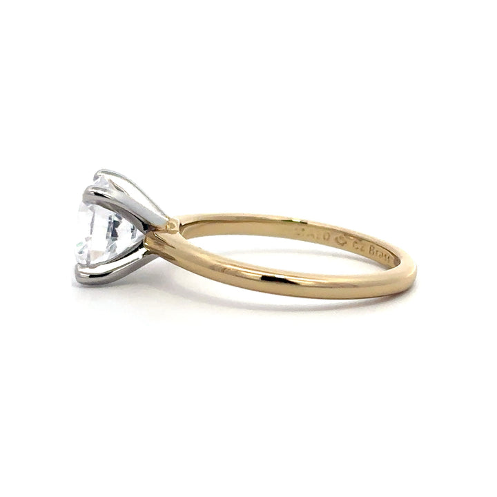Solitaire Ring - Four Prong Claw Setting #13260