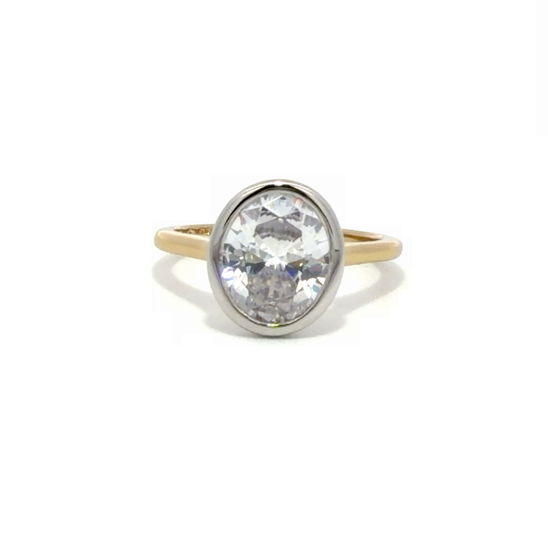 Bezel Ring - Solitaire Setting #13265 - Vena Nova | Calgary