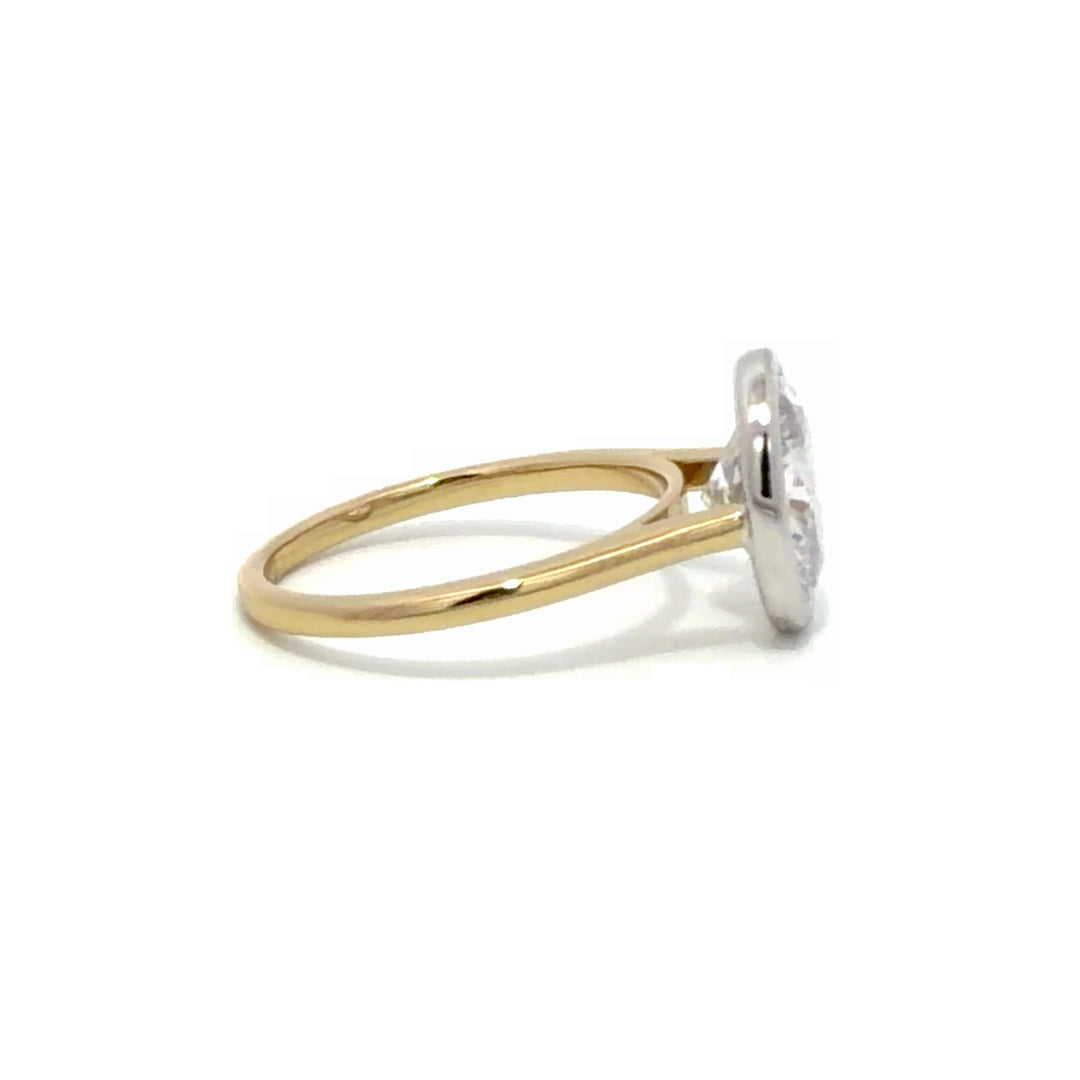 Bezel Ring - Solitaire Setting #13265 - Vena Nova | Calgary