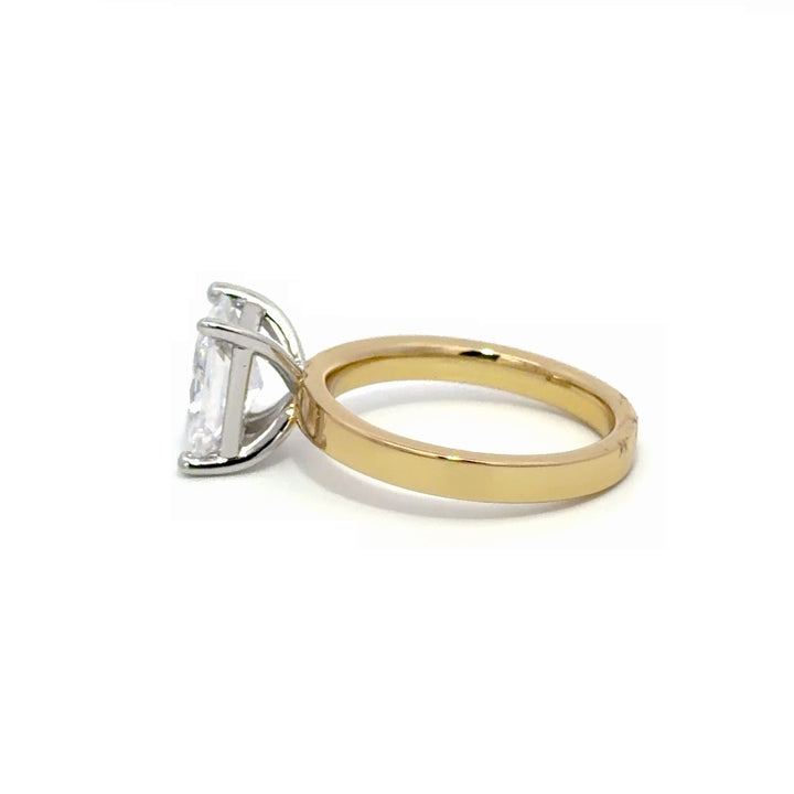 Wide Band Ring - Solitaire Setting #13266 - Vena Nova | Calgary