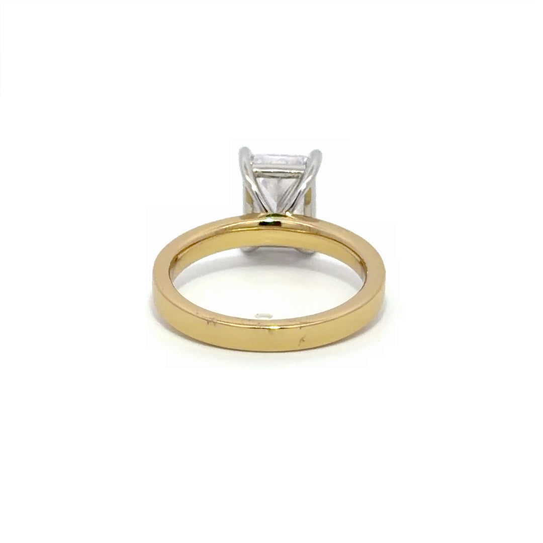 Wide Band Ring - Solitaire Setting #13266 - Vena Nova | Calgary