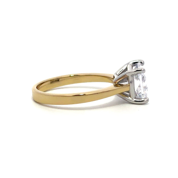 Solitaire Ring - East West Setting #13270 - Vena Nova | Calgary