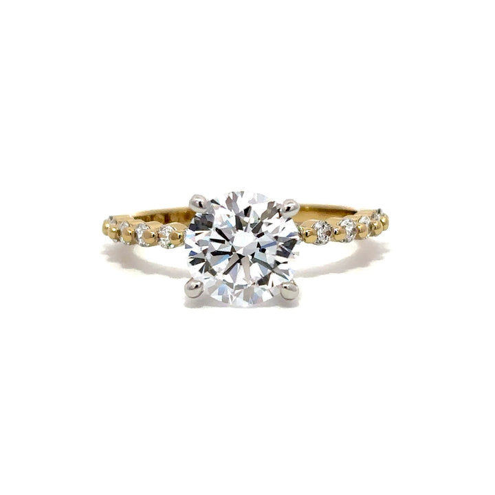 Bubble Band Ring - Four Prong Claw Setting #13271