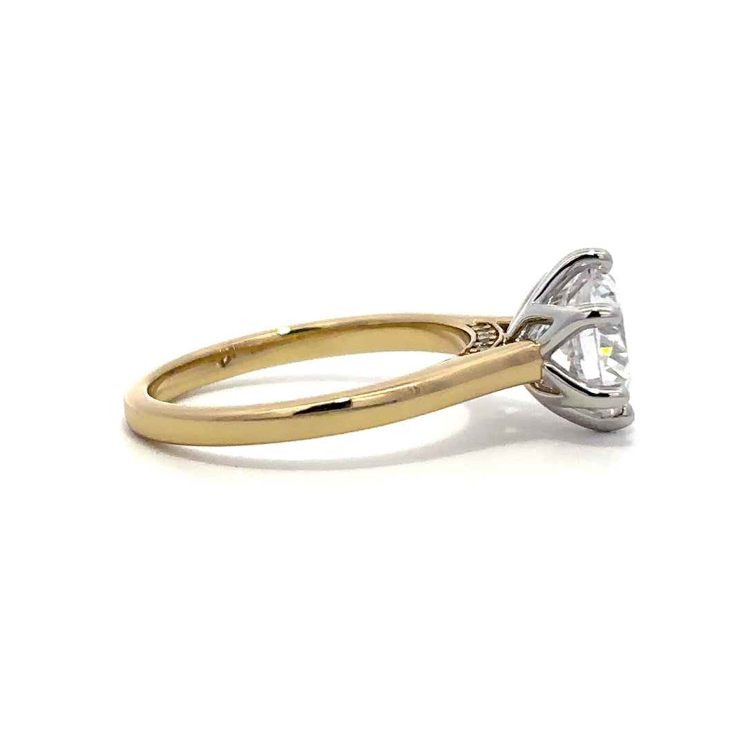 Bridge Diamond Ring - Six Prong Setting #13272