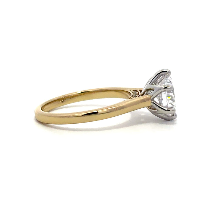 Bridge Diamond Ring - Six Prong Setting #13272