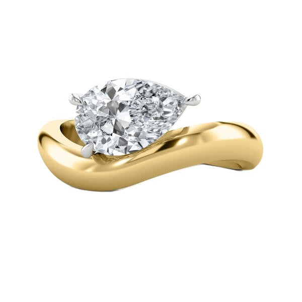 Solitaire Ring - East West Setting #13276