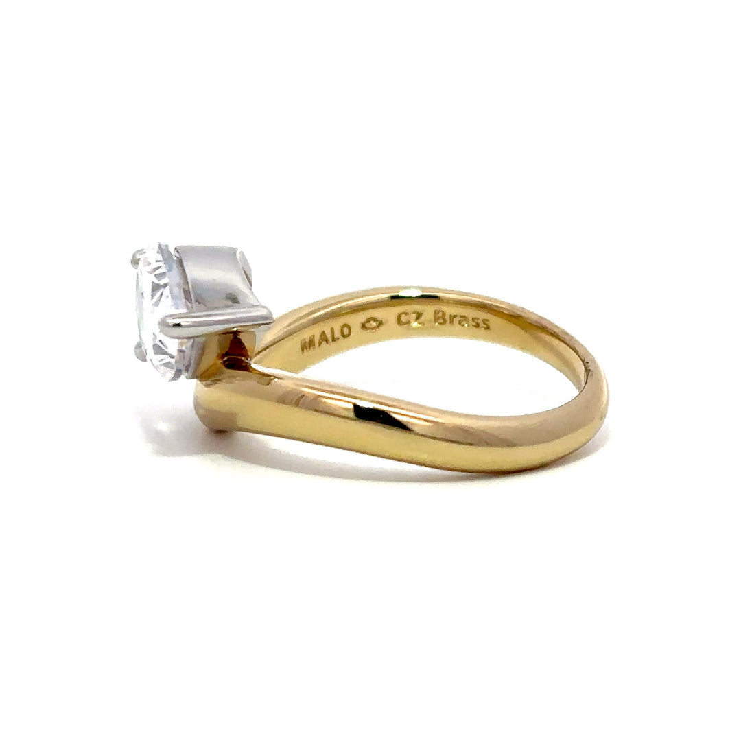 Solitaire Ring - East West Setting #13276 - Vena Nova | Calgary