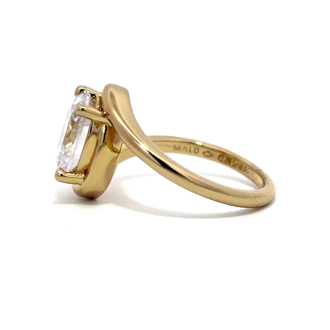 Bypass Ring - Solitaire Setting #13277 - Vena Nova | Calgary