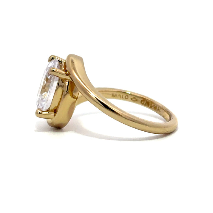 Bypass Ring - Solitaire Setting #13277 - Vena Nova | Calgary