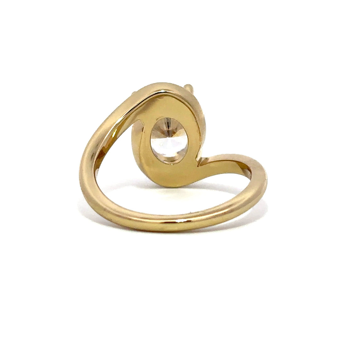 Bypass Ring - Solitaire Setting #13277 - Vena Nova | Calgary