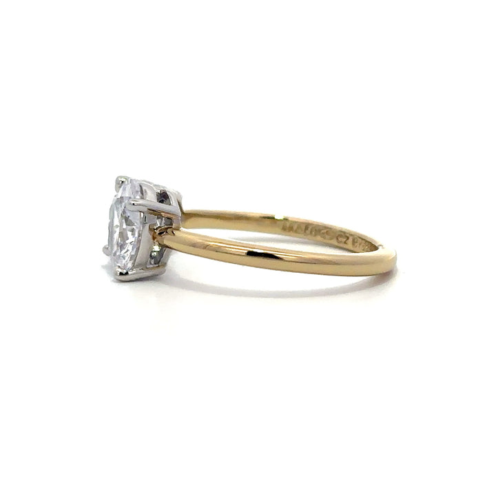 Solitaire Ring - Toi Et Moi Setting #13281