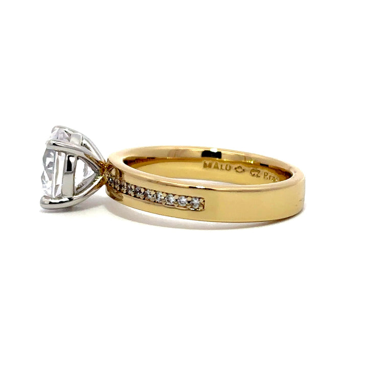 Wide Band Ring - Channel Setting #13282